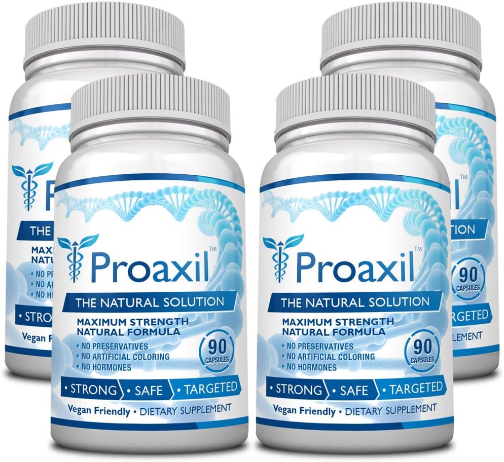 Proaxil Consumer Health 90 Capsules Each - Support Prostate Health and Performance - Zinc, Saw Palmetto, Bioperine®, and Beta Sitosterol - All Natural, Vegan Friendly, Made in USA - 4 Month Supply
