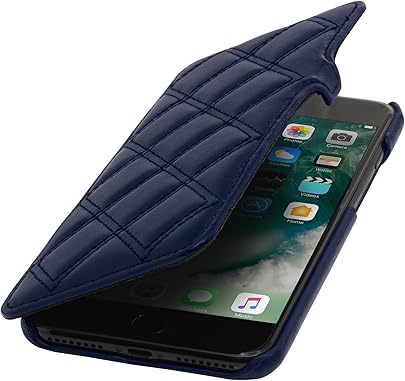 StilGut Funda Book Type para iPhone Plus amp Plus napa Azul Oscuro con Clip StilGut Funda Book Type para iPhone Plus amp Plus napa Azul Oscuro con Clip