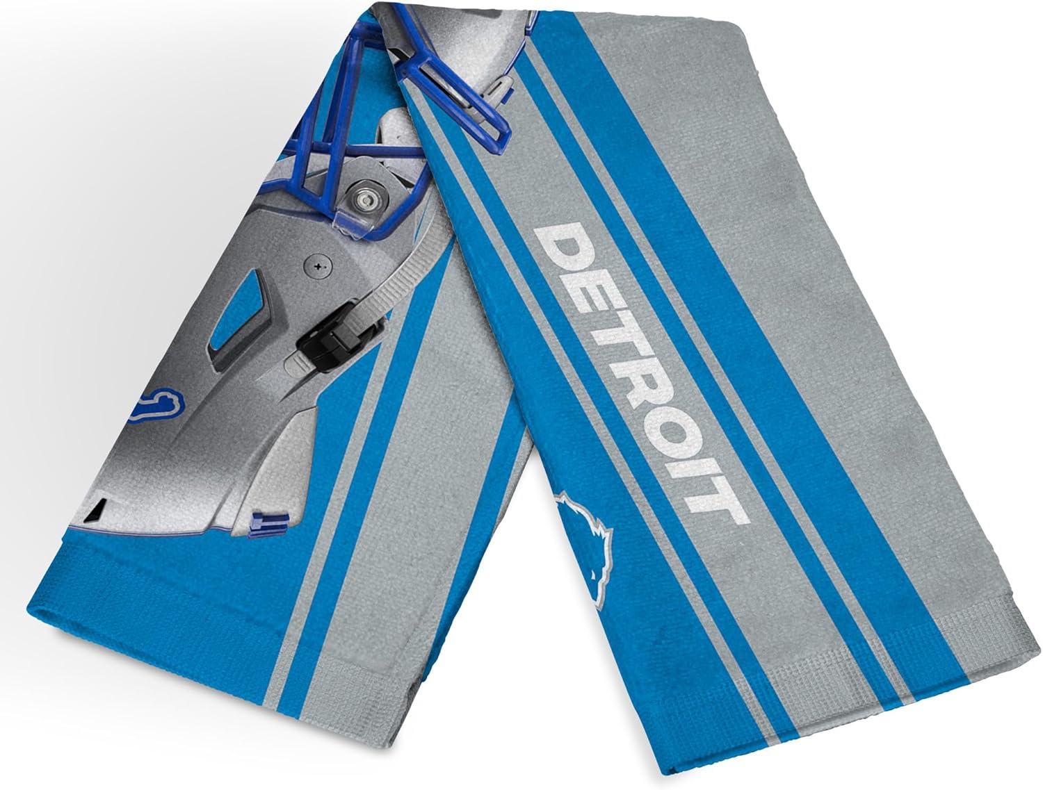 Northwest NFL Detroit Lions 2-Pack Fan Towel Set, 16" x 25" Each, Swipe, Team Colors - Image 4