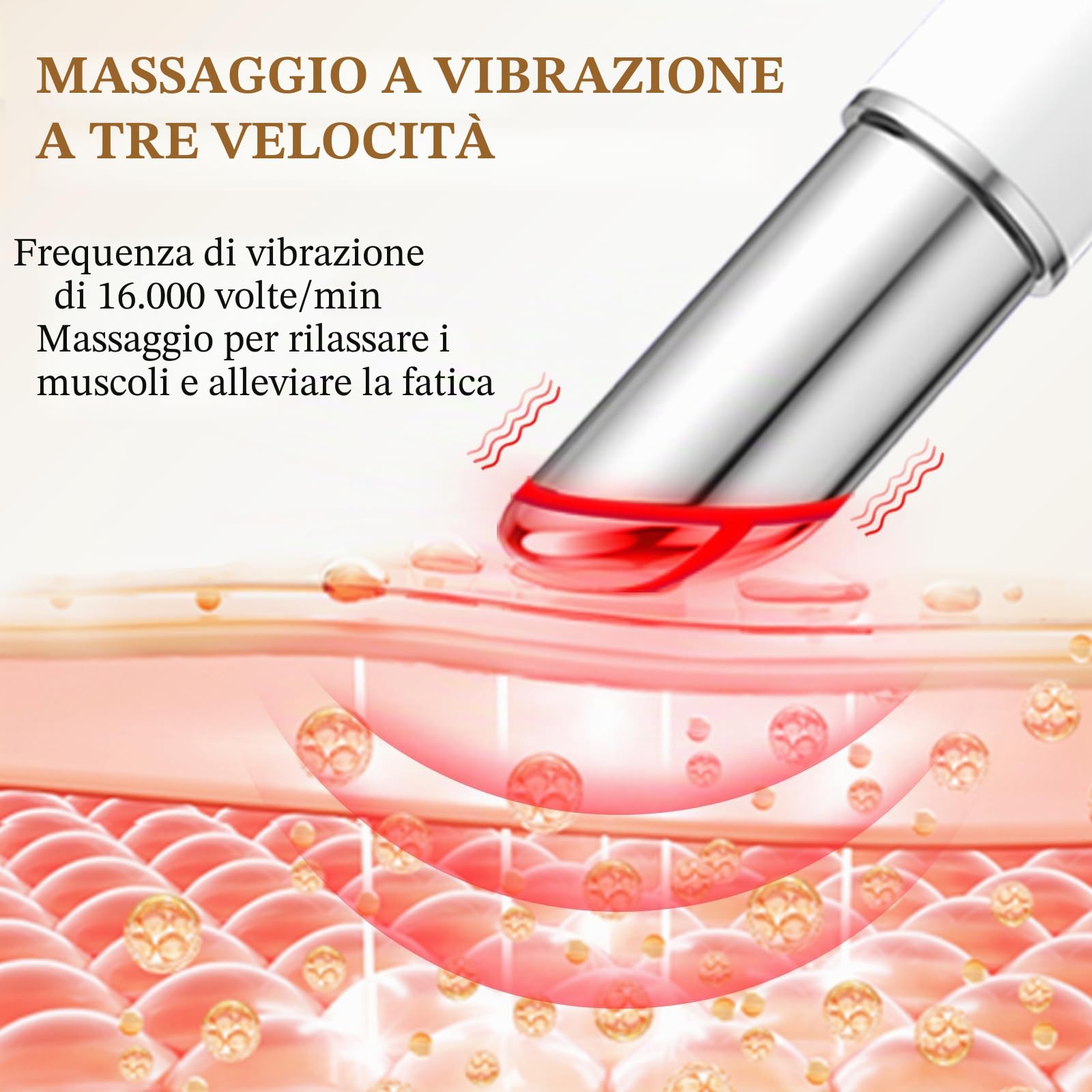 Massaggiatore Occhi, ANLAN Massaggiatore Contorno Occhi, EMS Massaggiatore Viso con 40 °C Impacco Caldo, Vibrazione, EMS, Elimina Occhiaie, Gonfiori e Rughe Oculari(Bianco)