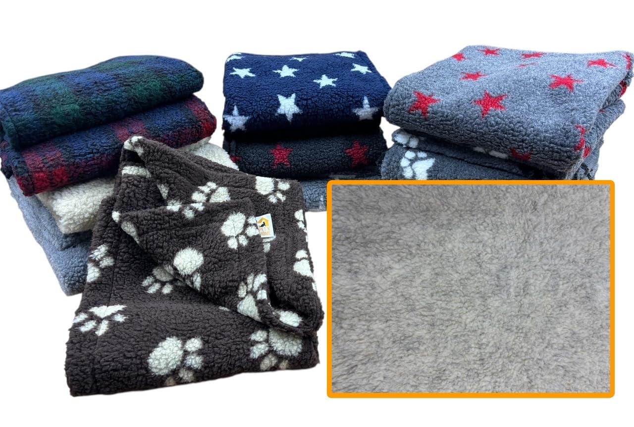 Soft & Cosy Sherpa Fleece Pet Blanket, Luxurious Double Layered Warm Dog Blanket/Throw, MACHINE WASHABLE, Many Colours & Sizes (Cashmere Cream, XXL - 150cm x 150cm)