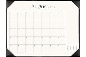 Cabbrix Extra Large Desk Calendar 2023-2024 (21 x 16.5)