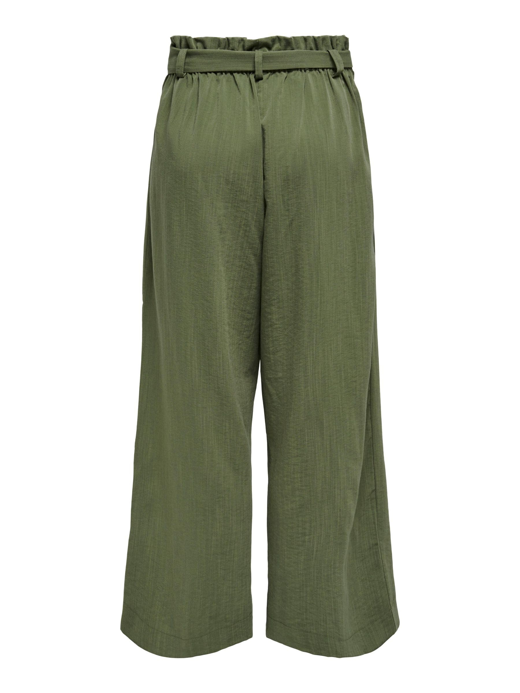 ONLY - Onlmarsa Solid Paperbag Pant Wvn Noos, Pantaloni di Carta con Cintura Donna