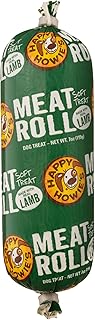 Happy Howie's Soft Meat Roll Treat - Soft Dog Food Rolls, High Protein, Natural Ingredients, for All Dogs, Made in USA - Lamb, 7 Oz (Pack of 1)