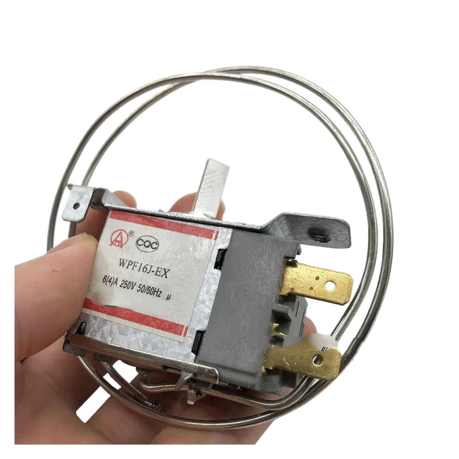 Fkymx 1Pcs Refrigerator Spare Parts Temperature Control Switch 2Pin Wpf16j-Ex Thermostat