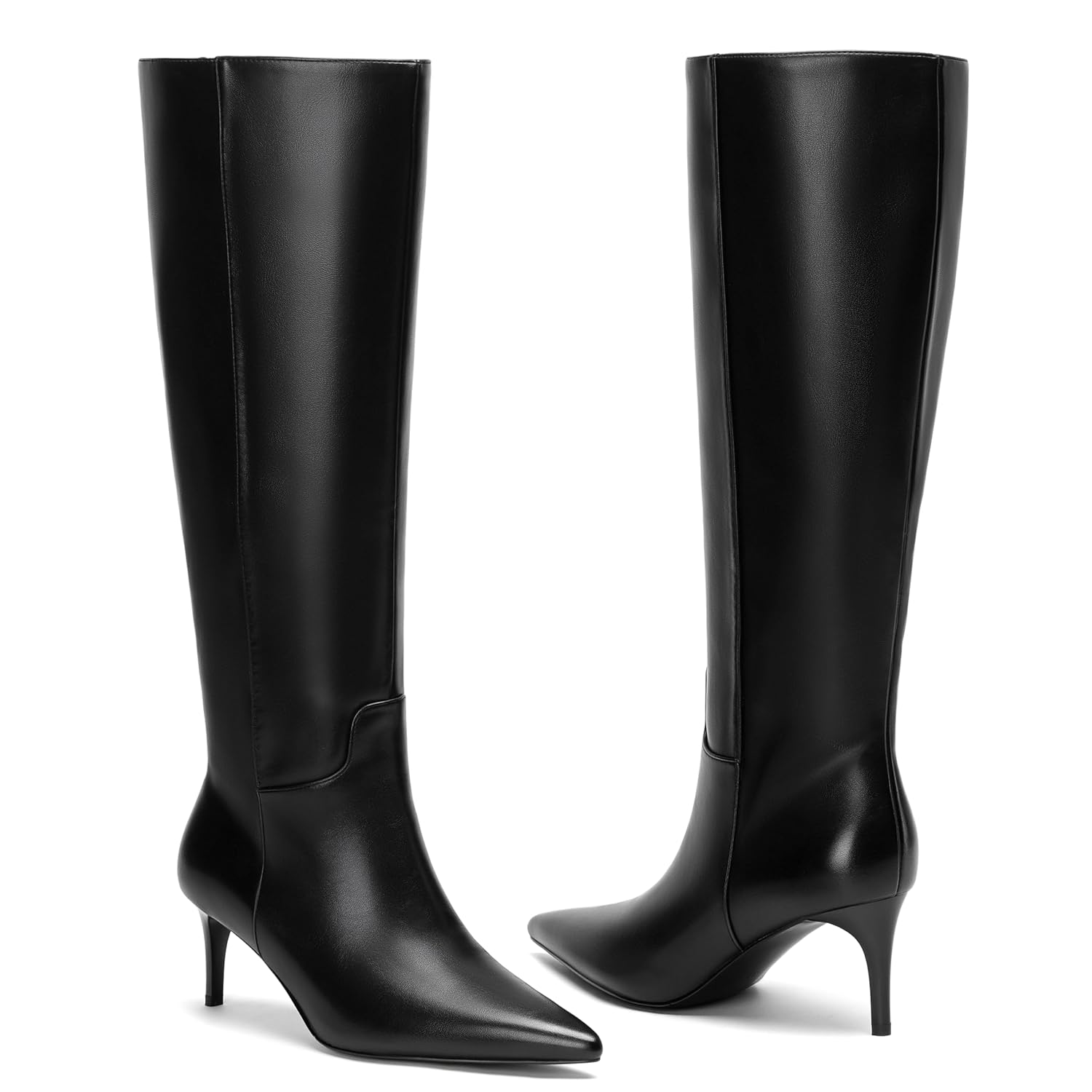 Knee High Boots for Women Pointed Toe Stiletto Long Boots Casual Party Dress Shoes