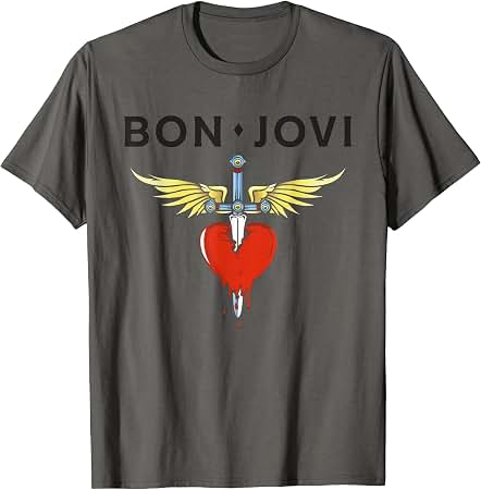 Amazon.com: American Classics Bon Jovi Have A Nice Day Smiley T