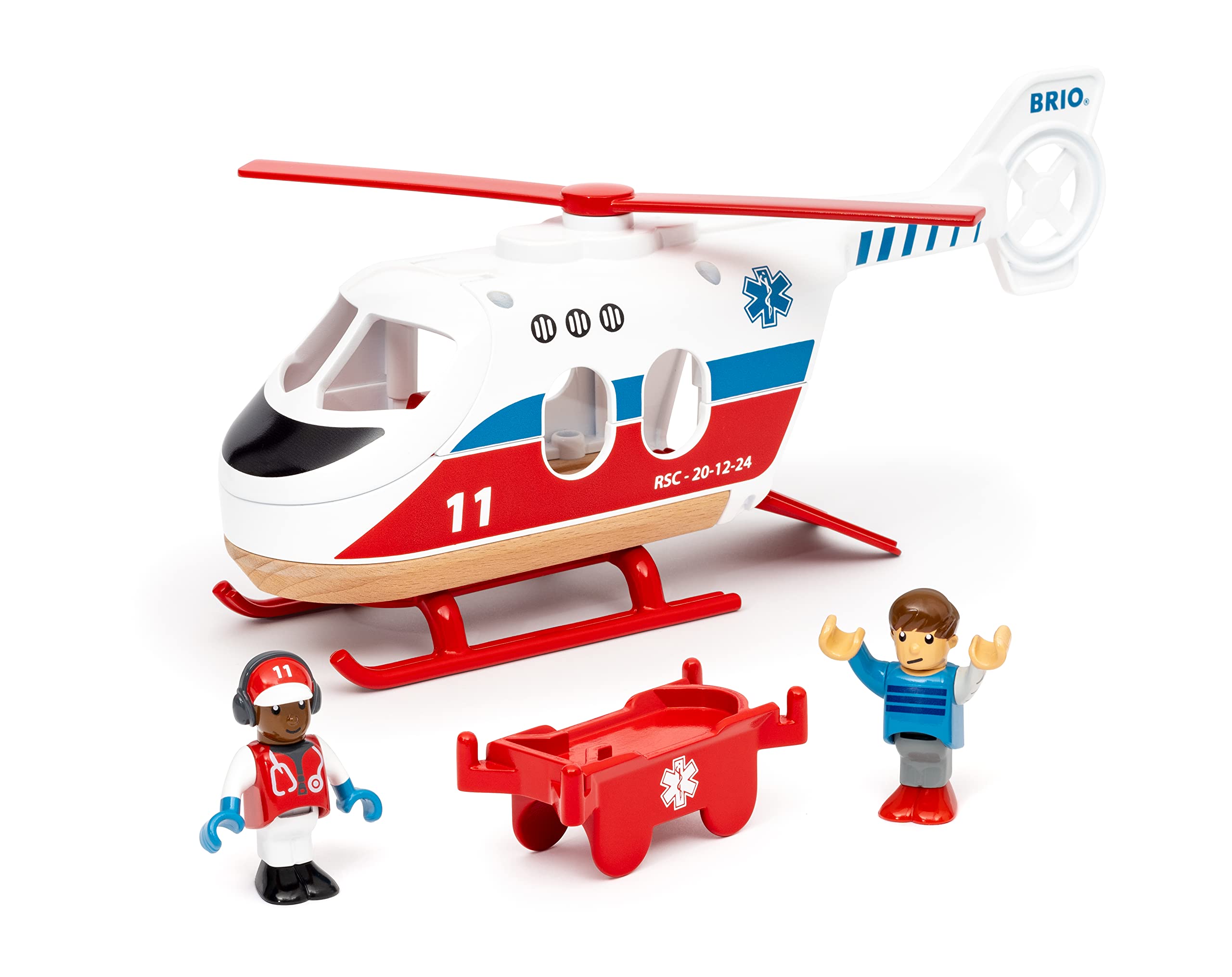 BRIO 36022 Rettungshubschrauber - Empfohlen für Kinder ab 3 Jahren