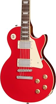 Epiphone Les Paul Standard 50s Plain Top Cardinal Red Cardinal Red Electric Guitar Les Paul Standard Epiphone
