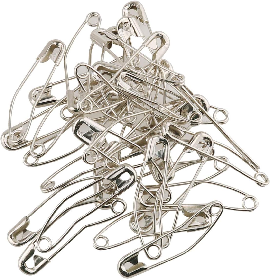 Eoutstanding 100pcs Curved Safety Pins Paper Clip Sewing