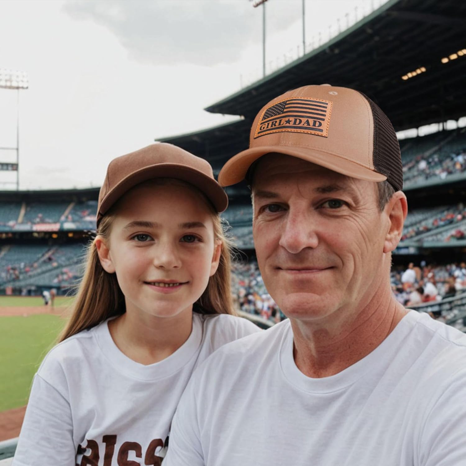 Girl Father Daddy Gifts Dad Hats for Men, Adjustable Dad Trucker Hat, Fathers Day Birthday Gifts from Daughter - Image 3