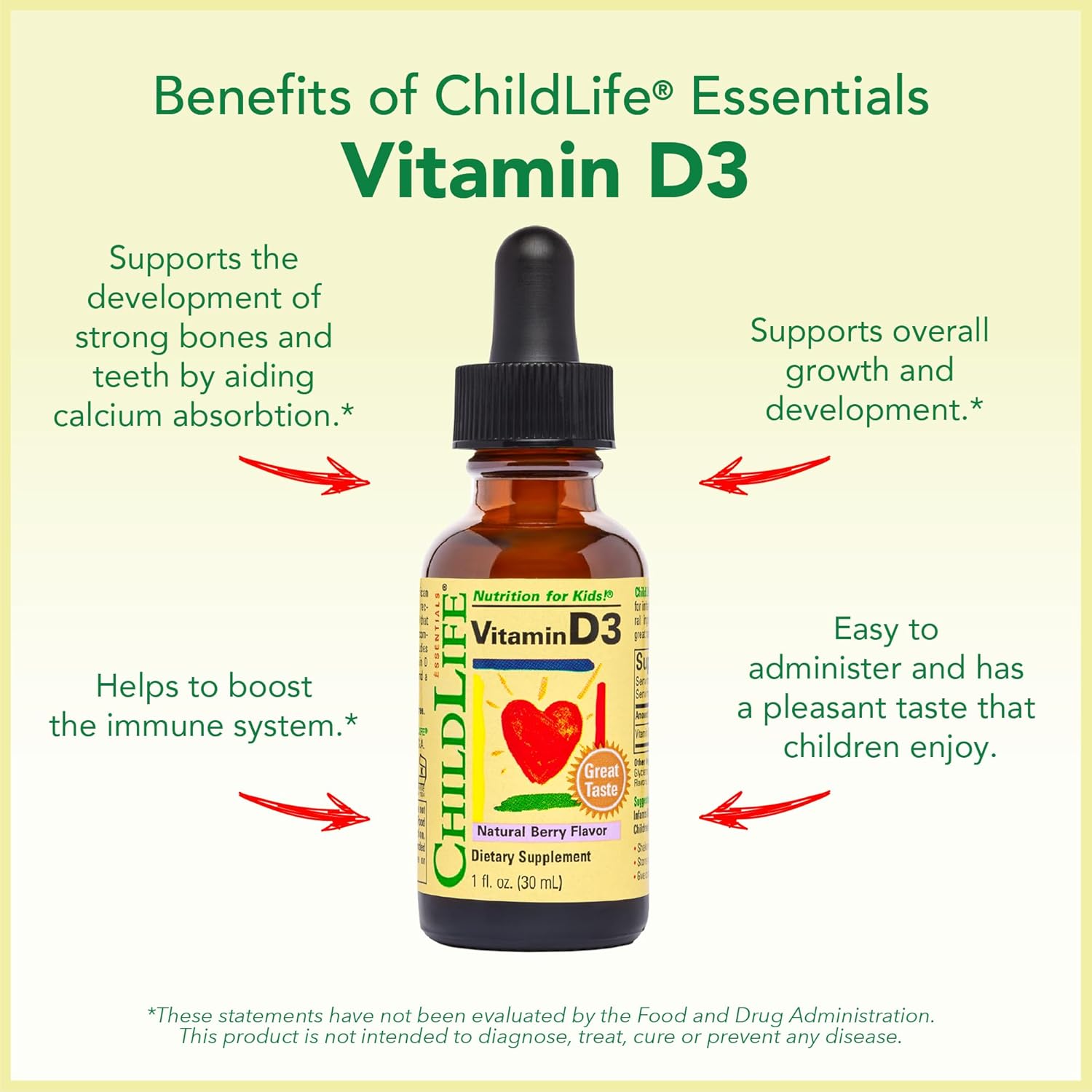 CHILDLIFE ESSENTIALS Immune Support 4-Pack - Liquid Vitamins & Minerals for Kids, Infants, Toddlers - Includes Vitamin D3, Vitamin C, First Defense, Echinacea - Image 5