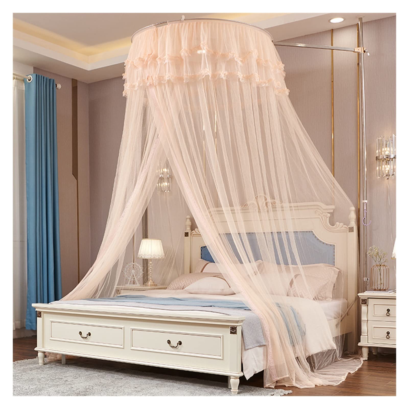 Princess Mosquito Net Dome Anti-mosquito Net Bed Canopy Finest Holes