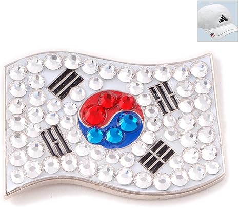 Review Bonjoc Crystal Golf Ball Marker & Hat Clip – Flag – South Korea Review Bonjoc Crystal Golf Ball Marker & Hat Clip – Flag – South Korea