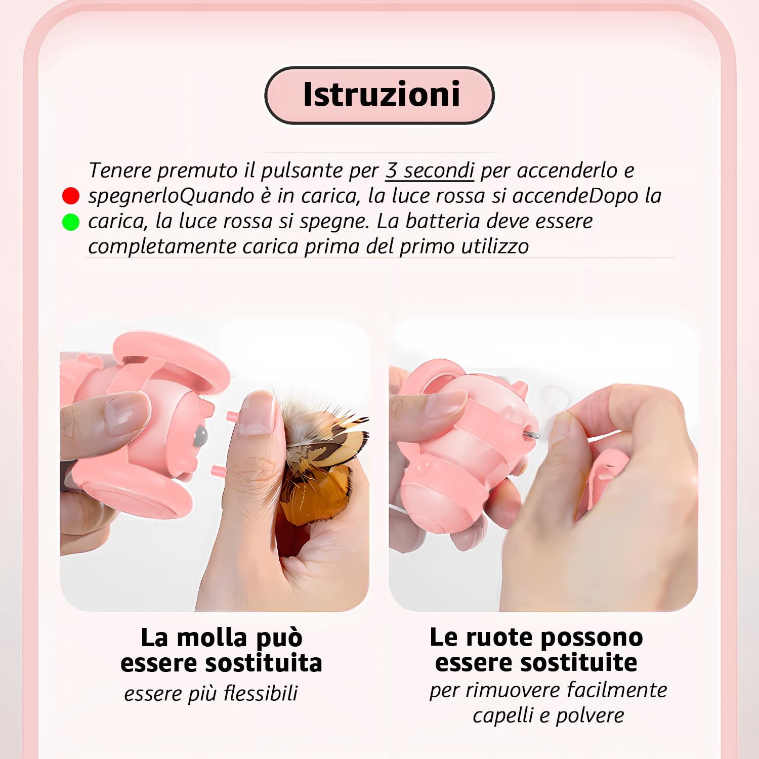 Peticularz Giocattolo interattivo per interni per gatti, giocattolo a sfera automatico, gioco di intelligenza per gattini, intrattenimento e stimolazione del movimento ideale, giocattolo per animali