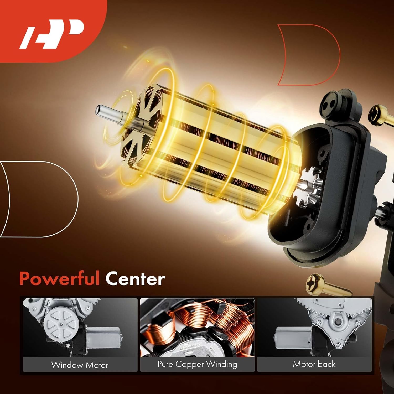 A-Premium Front Left Driver Side Power Window Regulator with 2-Blade Connector Motor Compatible with Mitsubishi Outlander Sport 2011-2020, Sport Utility