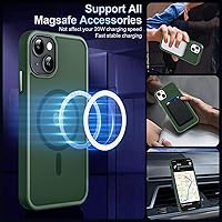 Vista 637 de MOCCA - Funda magnética resistente para iPhone XR de 6.1 pulgadas, compatible con MagSafe, funda con protección contra caídas de grado militar