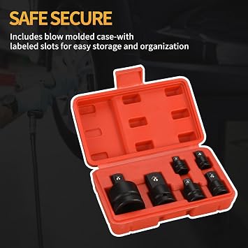 6Pcs Impact Socket Adapter Set