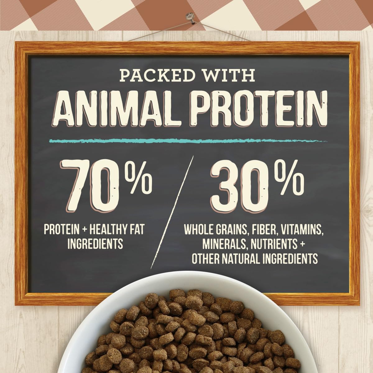 Merrick Purrfect Bistro Premium Healthy Grains Dry Cat Food For Adult Cats, Real Salmon And Brown Rice Recipe - 12.0 lb. Bag