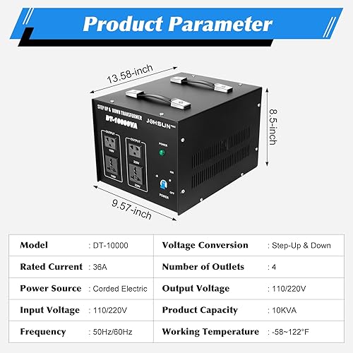Miniatura 7 de Convertidor de voltaje de 8000 W10000 W, transformador elevadorabajo, 110 V220 V, convertidor de potencia, regulador de voltaje automático,