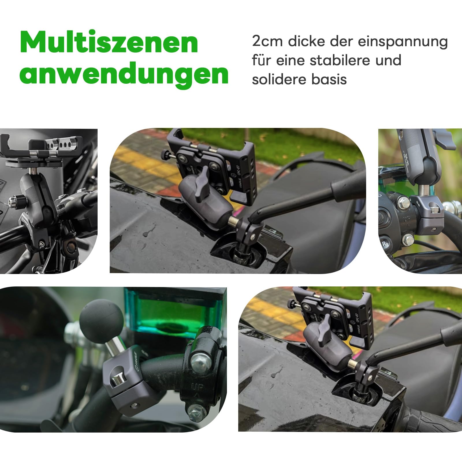 FANAUE Base De Montage En U Pour Guidon En Alliage D'alumini