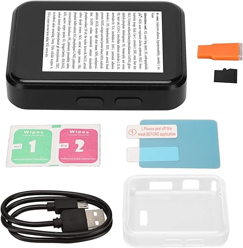 Miniatura 7 de Lector de libros electrónicos de 1.8 pulgadas, lector de libros electrónicos 2 en 1, reproductor MP3 MP4, pantalla táctil completa 5.0, radio FM sin