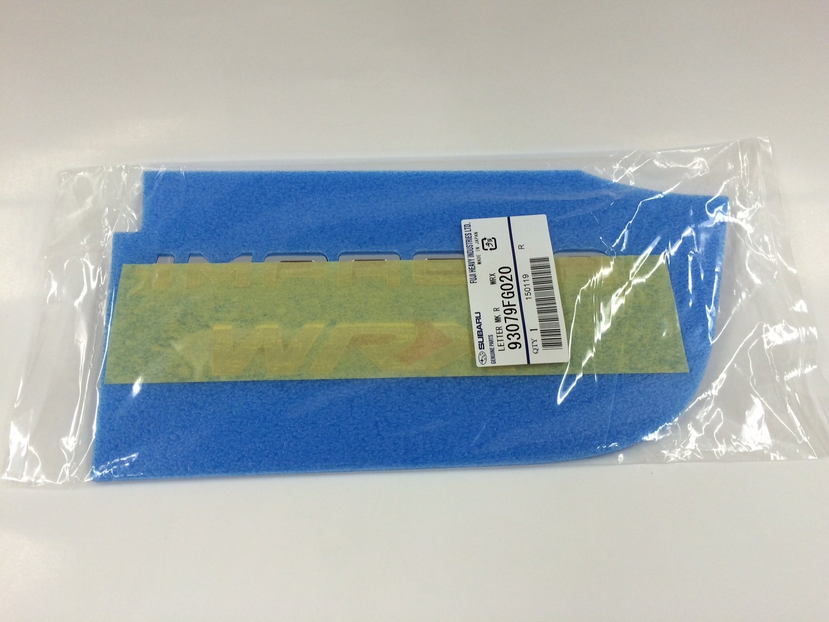 Genuine Suberu OEM Impreza WRX STi Rear Badge 2015-2018 STi - Foto 2