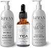 TCATherapyCare Solution Acid Peel 60% KIT with Post Peel Moisturizer(200ml) and Post Peel Sunscreen(200ml) Exfoliating Skin Peel Improves Skin Texture and Tone - Face Peel – 1 fl oz/30ml