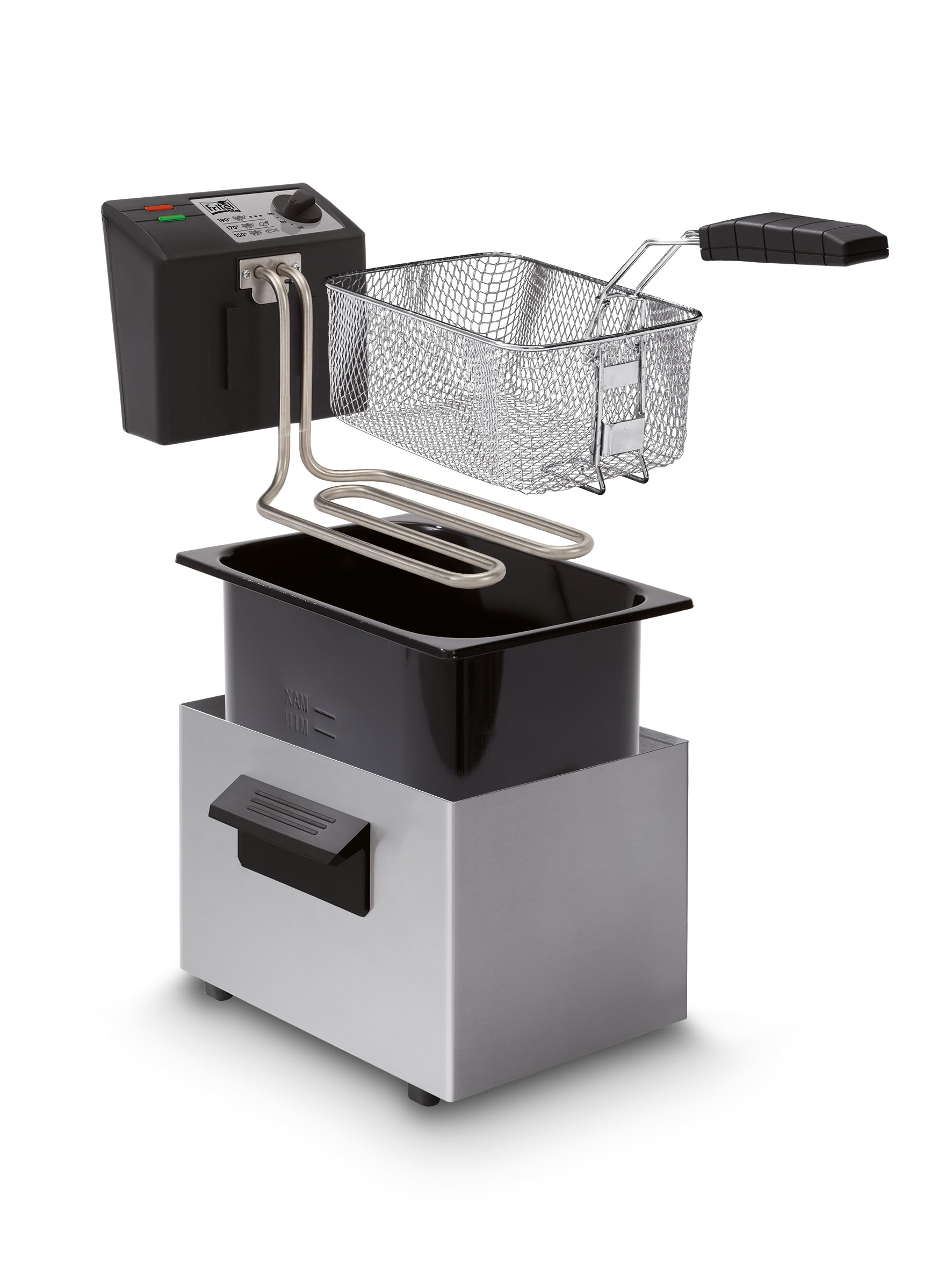 FRITEL A101 Fritteuse mit Kaltzone 3 Liter 2000 Watt
