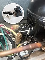 Vista 5 de QP2-4R7 Relé de arranque PTC para refrigerador de 1 pin y protector de sobrecarga 6750C-0005P, 2 piezas en total