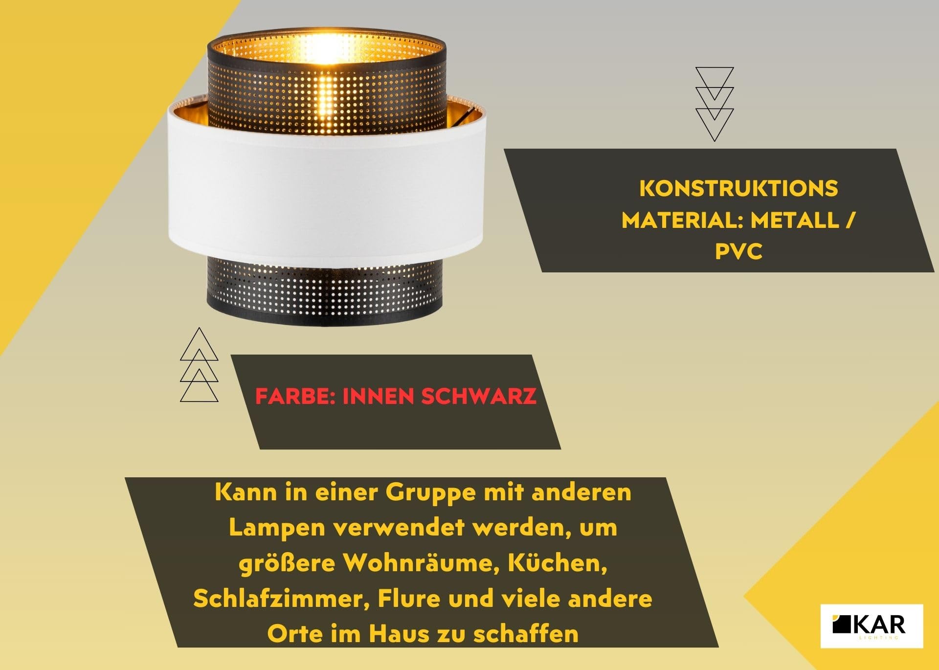 Schreibtischlampe 1-flammig aus PVC und Metall Schwarz Weiß E27 Fassung LED geeignet Lampe für Wohn- und Bürobereiche