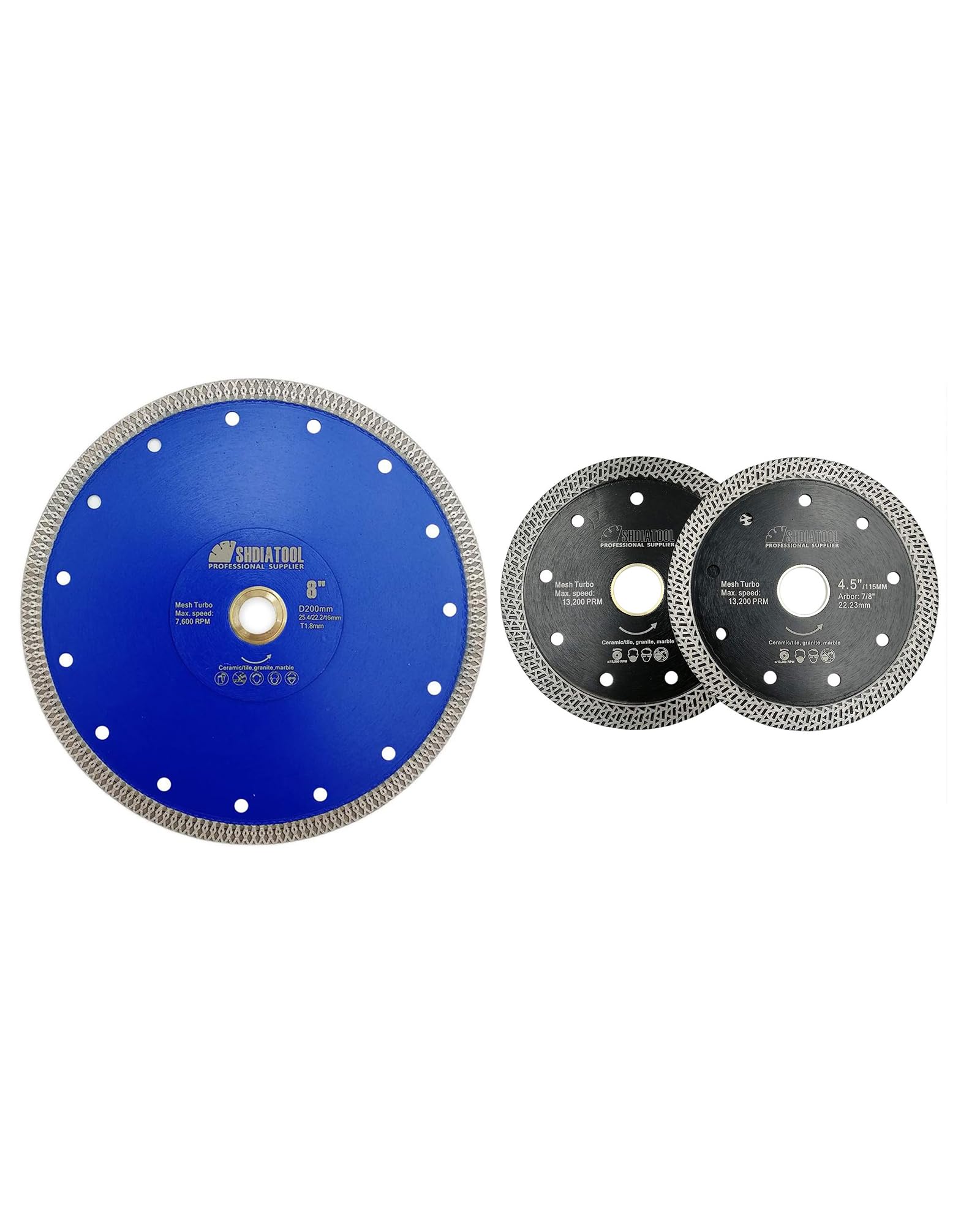 SHDIATOOL Disque diamant pour couper le grès cérame dur sans casser les angles - 8