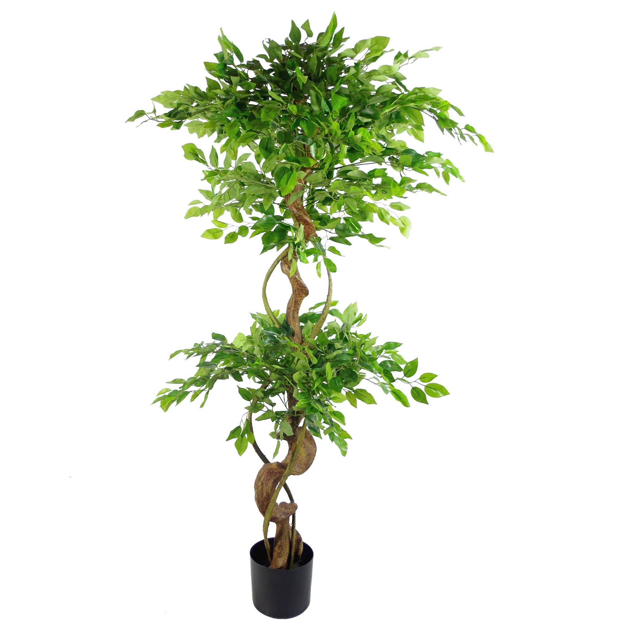 Artificial Ficus Tree Indoor Large 150cm (5ft) Realistic Premium Home Leaf