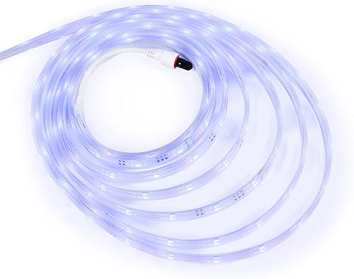 Miniatura 9 de Sylvania Smart - Tira de luz LED flexible de malla Bluetooth de 16.4 pies para exteriores, kit de inicio para Alexa / Google / Apple HomeKit, RGBTW