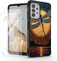 Vista 20 de Funda para Samsung Galaxy A23 Galaxy A13 4G/5G, Galaxy A04, Galaxy A04S, Galaxy A32 5G, con 2 protectores de pantalla, funda protectora híbrida