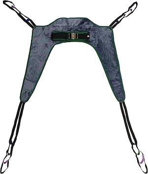 Universal Toileting Sling with Waist Belt Large fits Tuffcare, Hoyer, Invacare, McKesson, Drive, Lumex, Medline, Joerns and Other Patient Lifts Solid Fabric Polyester Patient Lift Sling