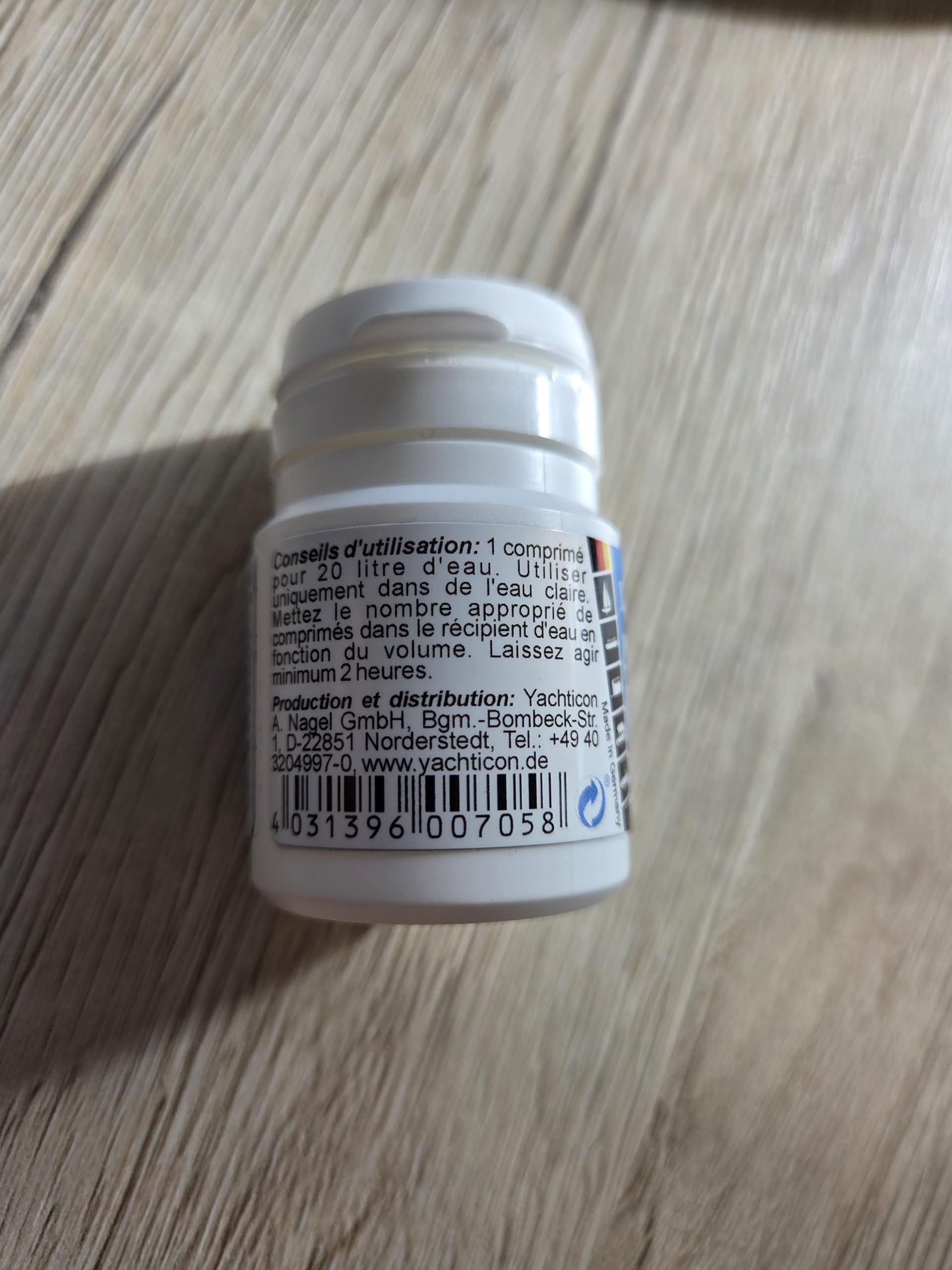 YACHTICON Aqua Clean AC 20 ohne Chlor 100 Tabletten für 2000 Liter