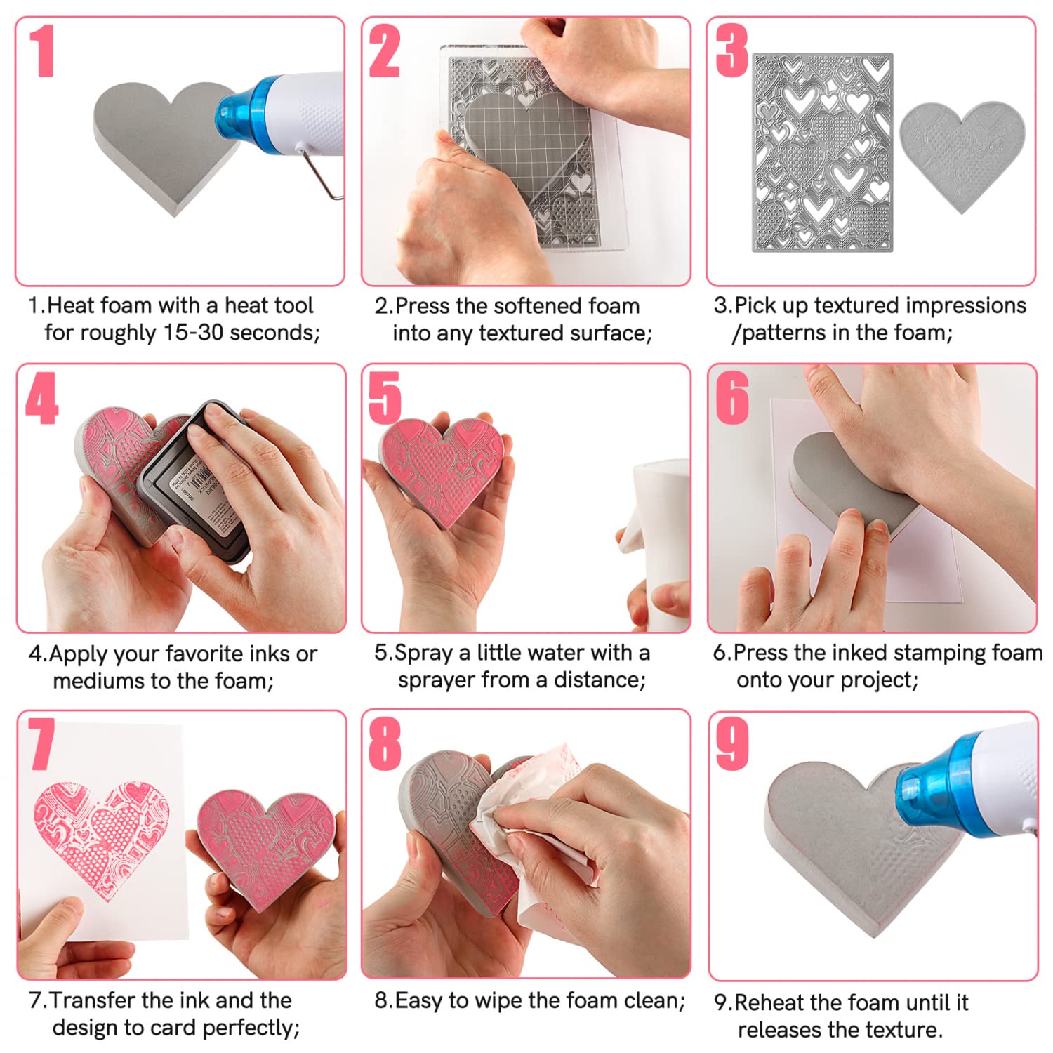 4 Pcs Heart Star - Image 3