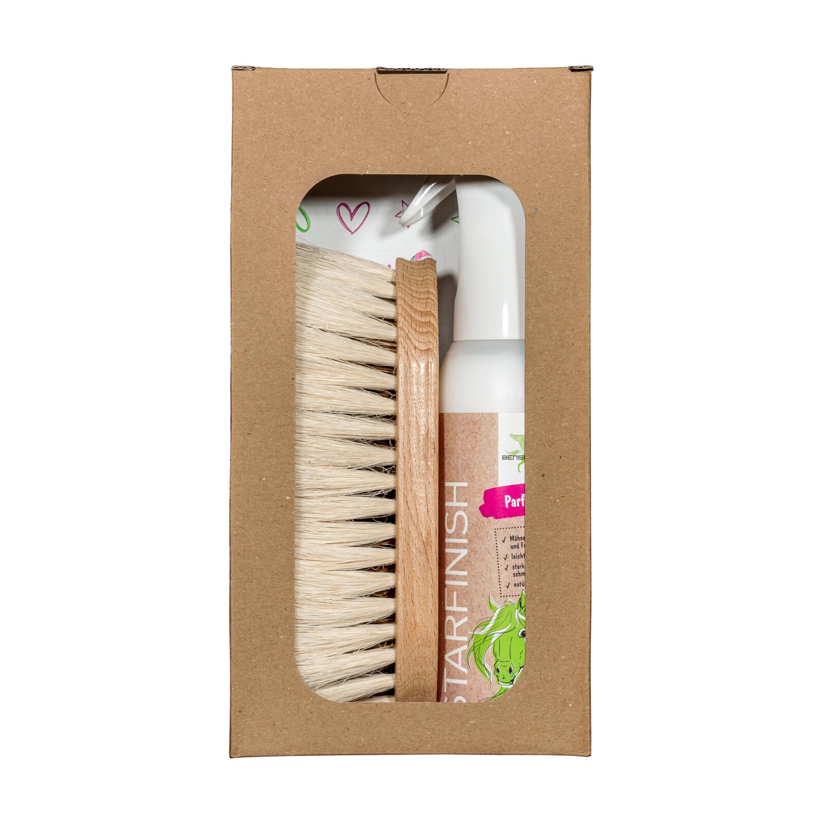 Bense & Eicke Zestaw upominkowy "BrudLiese" + StarFinish bez perfum 500 ml - idealny prezent dla każdego konia