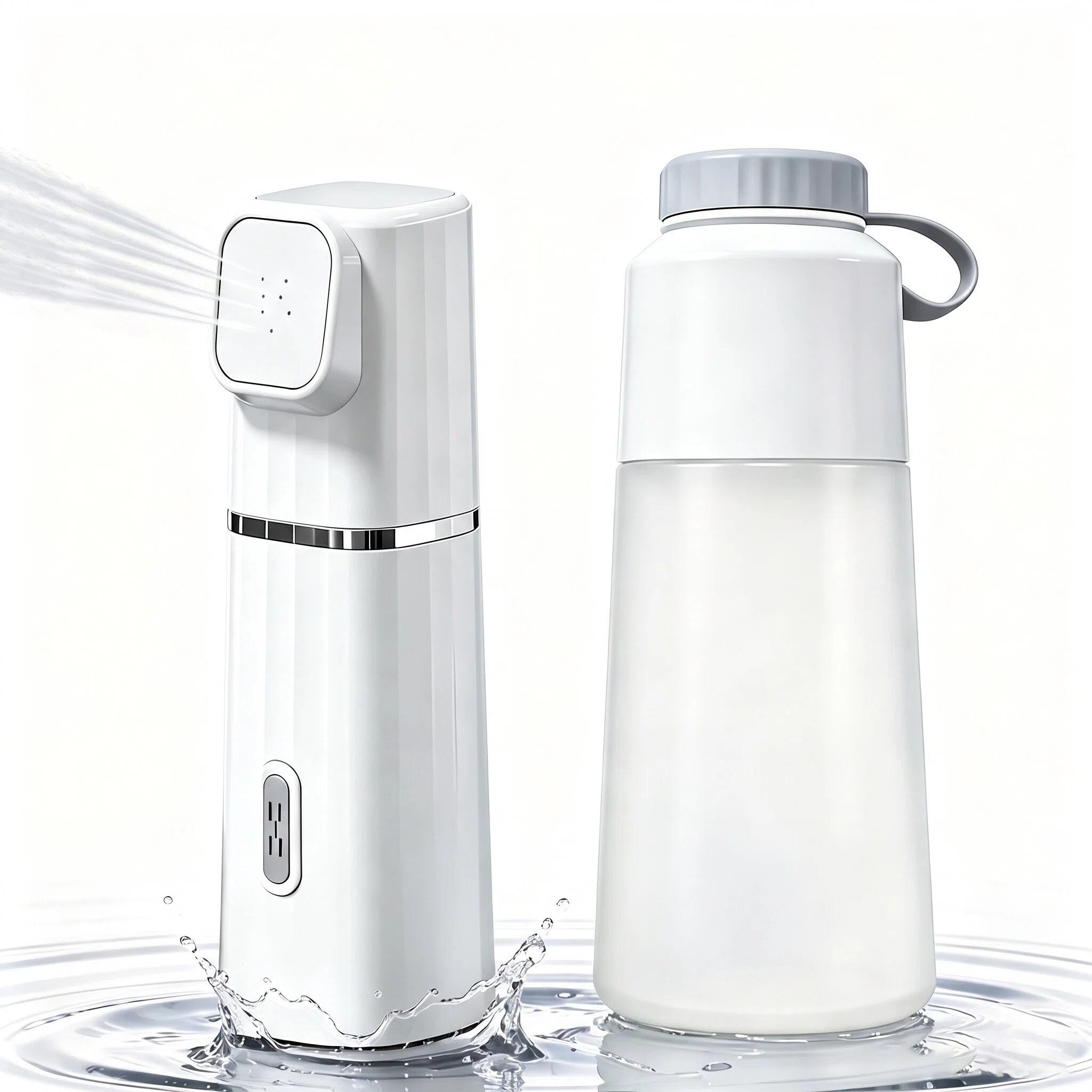 Portable Electric Bidet Rechargeable with 450ml Water Bottle, USB-C Travel Bidet for Personal Hygiene, Postpartum Care & Outdoor Use, Handheld Bidet Sprayer with Dual Pressure Settings