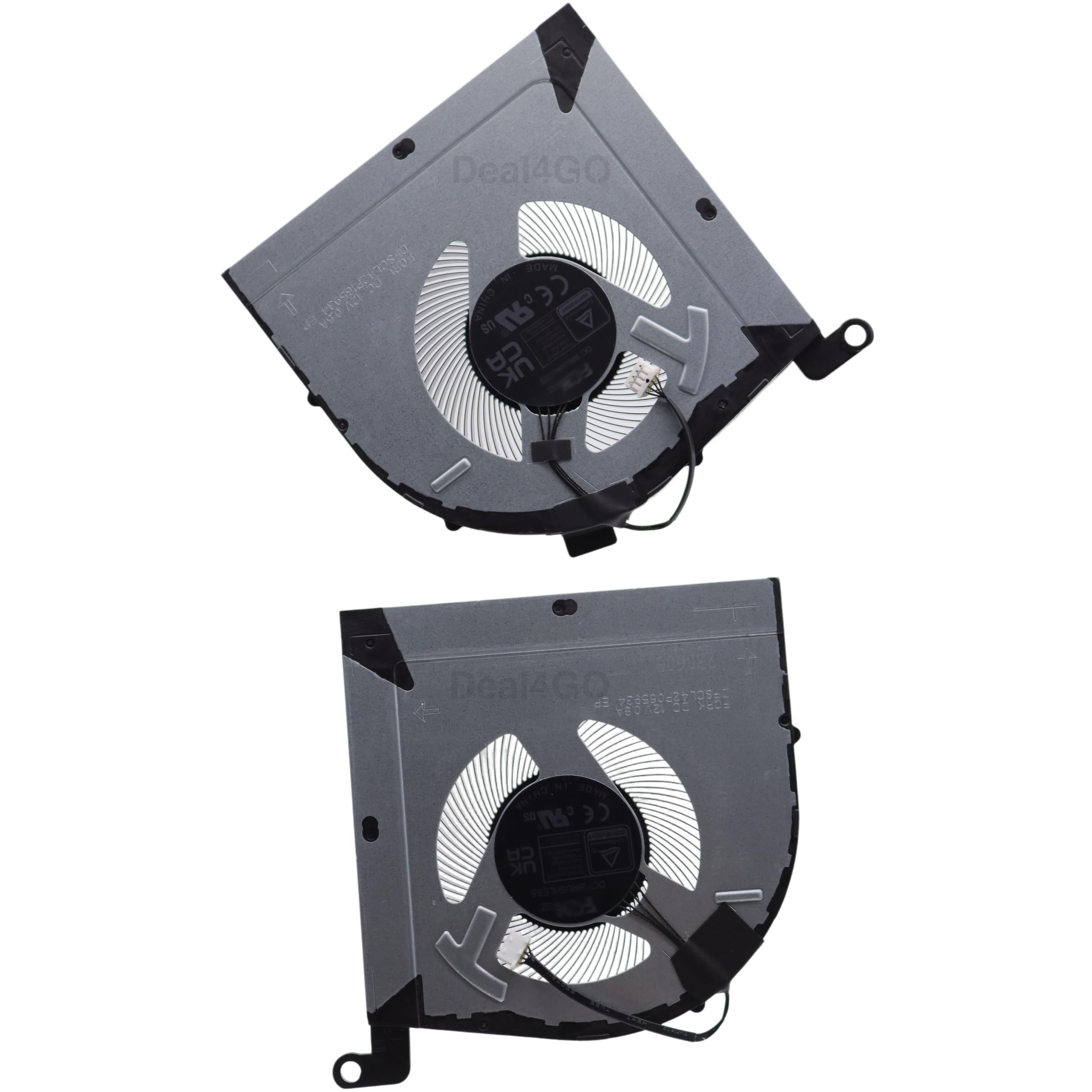 Deal4GO Ventilador de refrigeración gráfica de CPU y GPU de 12 V para Lenovo LOQ 15APH8 82XT, LOQ 16APH8 82XW (RTX 4060)