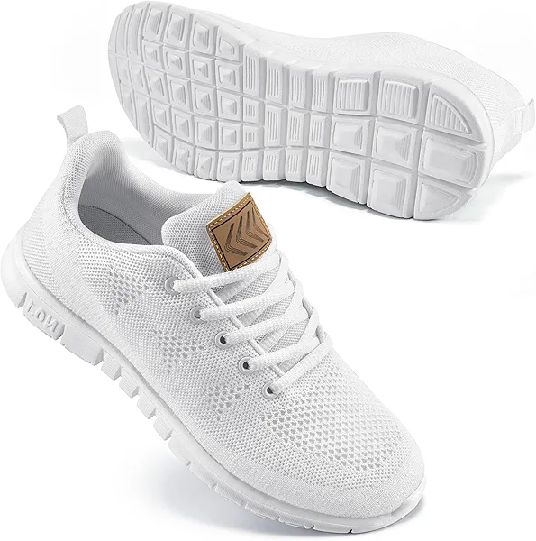 FUDYNMALC Womens Sneakers Tennis Shoes: Fashion Lightweight Non Slip Footwear for Running Walking Casual