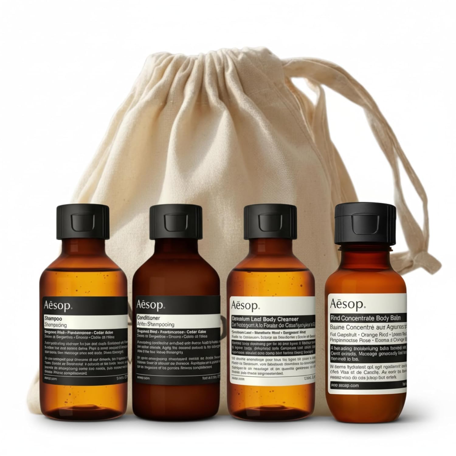 Amazon.com : Aesop Arrival Travel Shower Set (4-Piece) Hair & Body