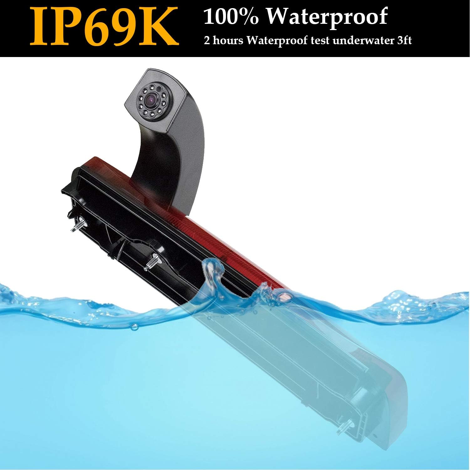 Crazy Deals Roof Camera Rear View Camera Third Brake Light Backup Camera,Waterproof Vans 3rd Brake Light Replacement Camera for Transit Connect Cargo Van Minivan 2014-2017 Limited Stock Roof Camera Rear View Camera Third Brake Light Backup Camera,Waterproof Vans 3rd Brake Light Replacement Camera for Transit Connect Cargo Van Minivan 2014-2017