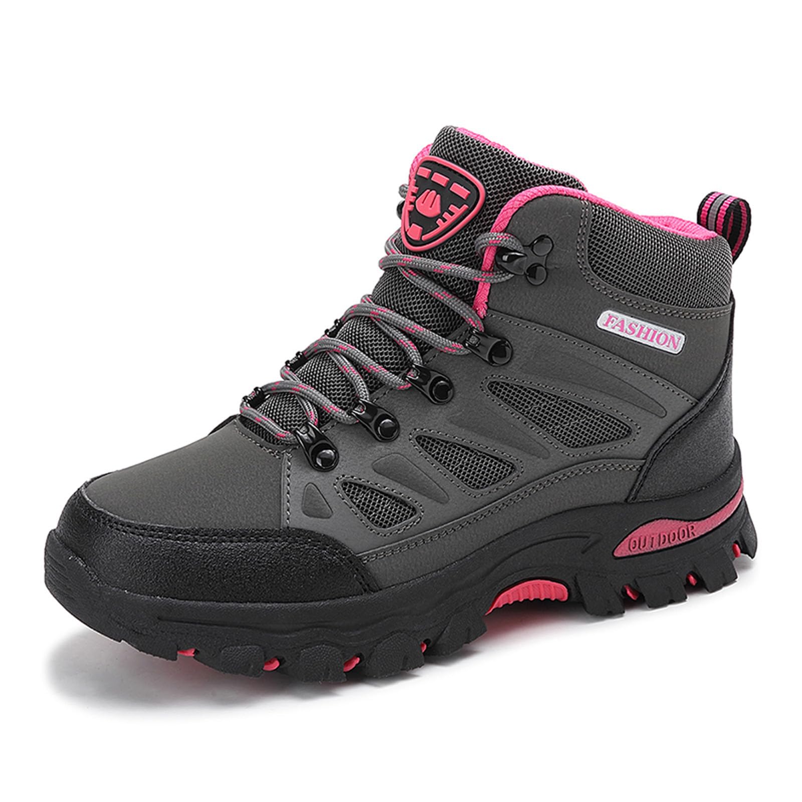 Generisch Botas de senderismo impermeables para mujer, botas de senderismo al aire libre, trekking, camping, trail, botas de senderismo, alta durabilidad, excelentes zapatos de entrenamiento