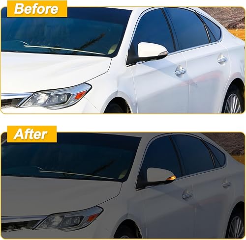 Miniatura 6 de uxcell Coche LED No.8174052050 Espejo retrovisor izquierdo Indicador de luz ámbar de señal de giro para Toyota Avalon 2013-2018 para Toyota Corolla