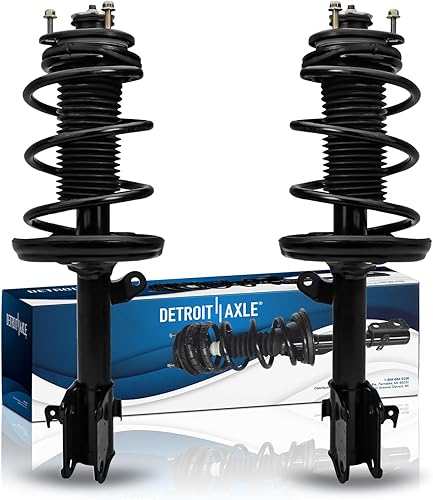 Miniatura 83 de Detroit Axle - 2 puntales delanteros para Chevrolet Aveo Aveo5 Pontiac G3 Wave, 2 puntales con suspensión de reemplazo de montaje de resorte