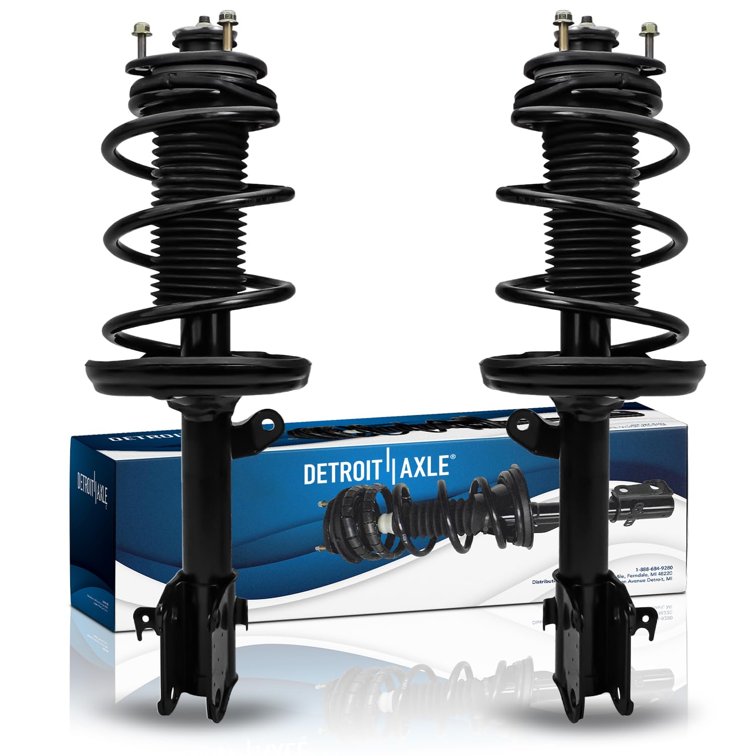 Detroit Axle - Front 2pc Struts for 2006-2014 Honda Ridgeline 2007 2008