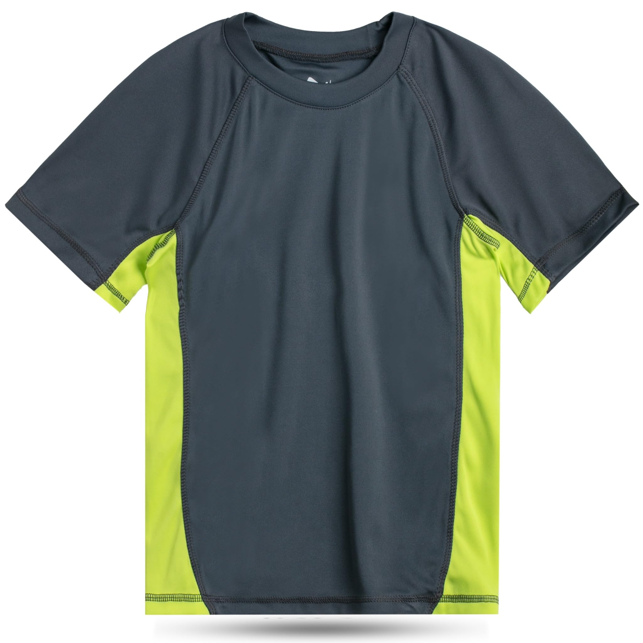 Kanu Surf Boys' Short Sleeve UPF 50 Rashguard Swim Shirt