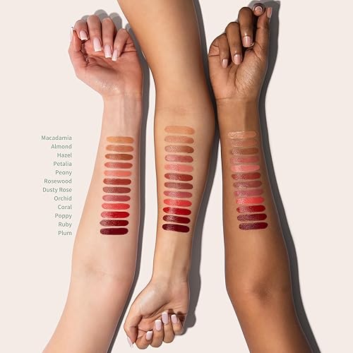 Miniatura 6 de Naturabloom Lápiz labial vegano (almendra)  Lápiz labial sensacional de un solo golpe de larga duración de aceites y mantequillas naturales  Color